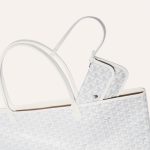 Goyard Saint Louis GM Tote Bag White - Image 4